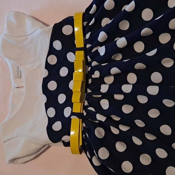 Sweet Heart Rose Girls Swing Dress Size 5 Polka-Dot - Picture 2 of 9